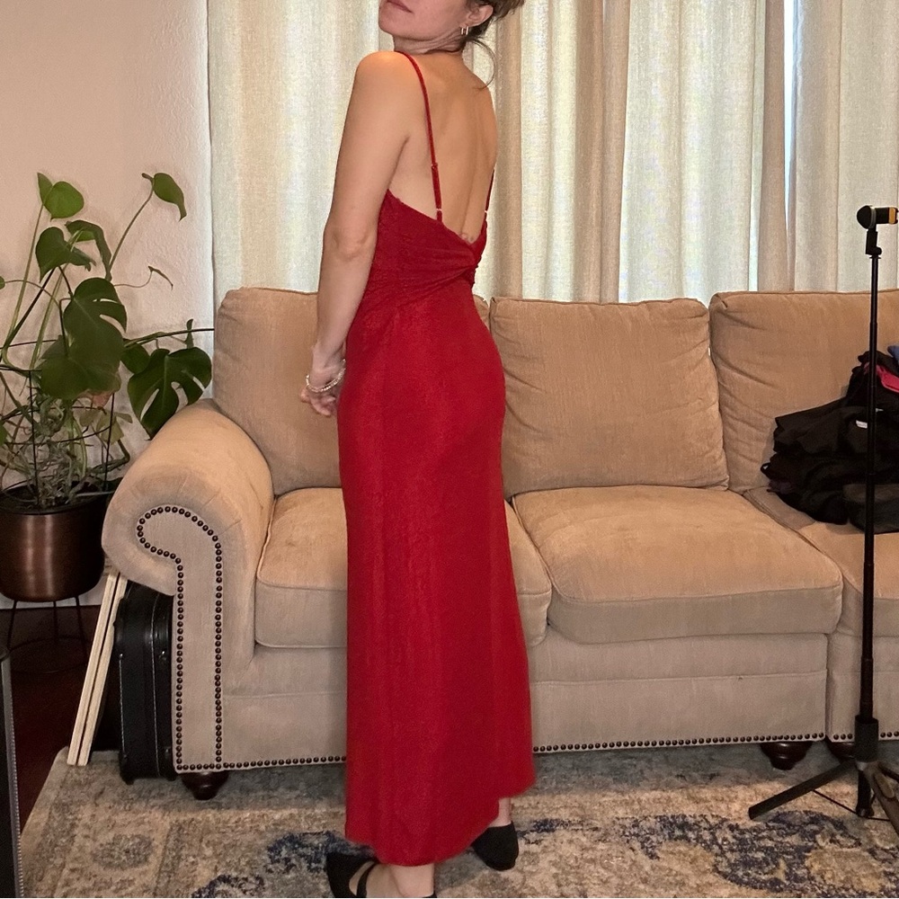 RIHOAS Cocktail Striking Red Maxi Dress